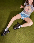 Bei PICK UP in Düsseldorf findest Du Dr. Martens, 8053 Quad Black Polished Smooth  und viel mehr von Dr. Martens
