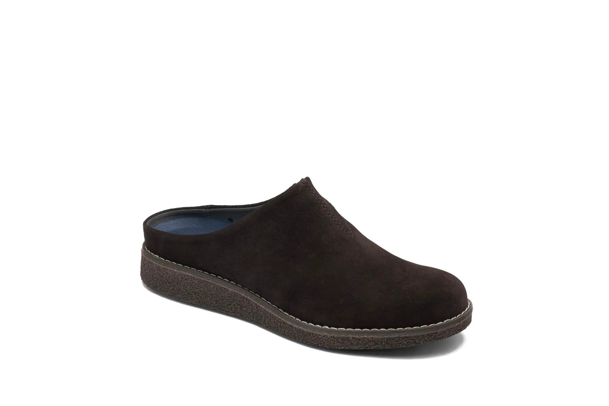 Blundstone 2688 Clog Deepest Brown Suede – Seitenansicht | PICK UP Düsseldorf
