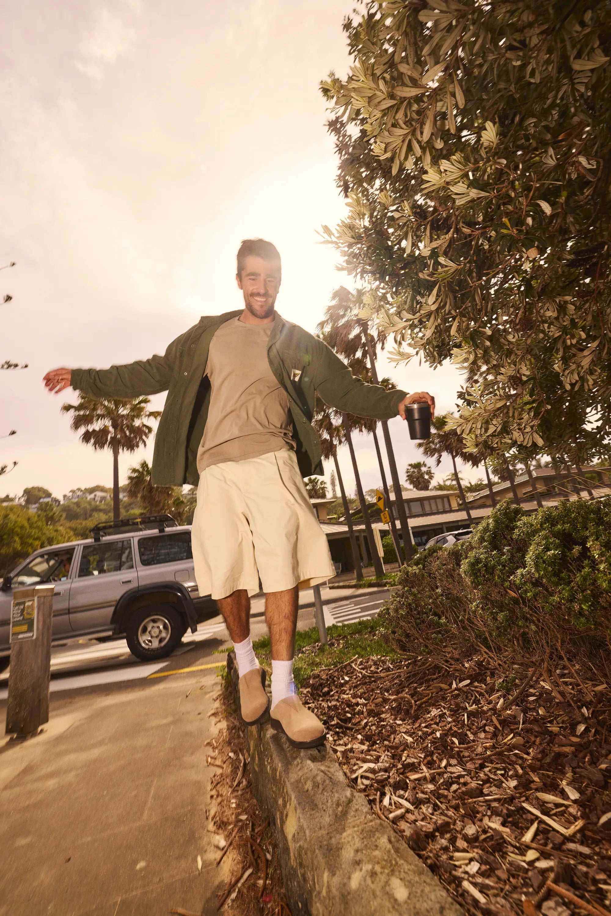 Blundstone 2692 Clog Sand – Modelfoto getragen | PICK UP Düsseldorf