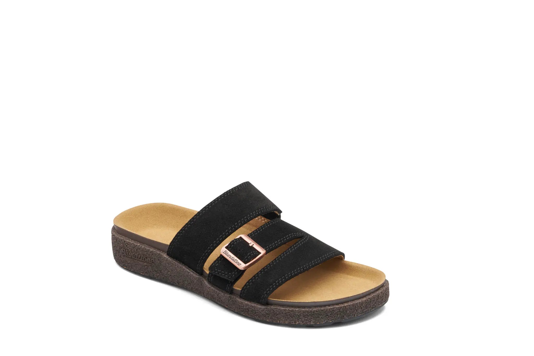 Blundstone 2698 Sandale Black Suede – Seitenansicht | PICK UP Düsseldorf