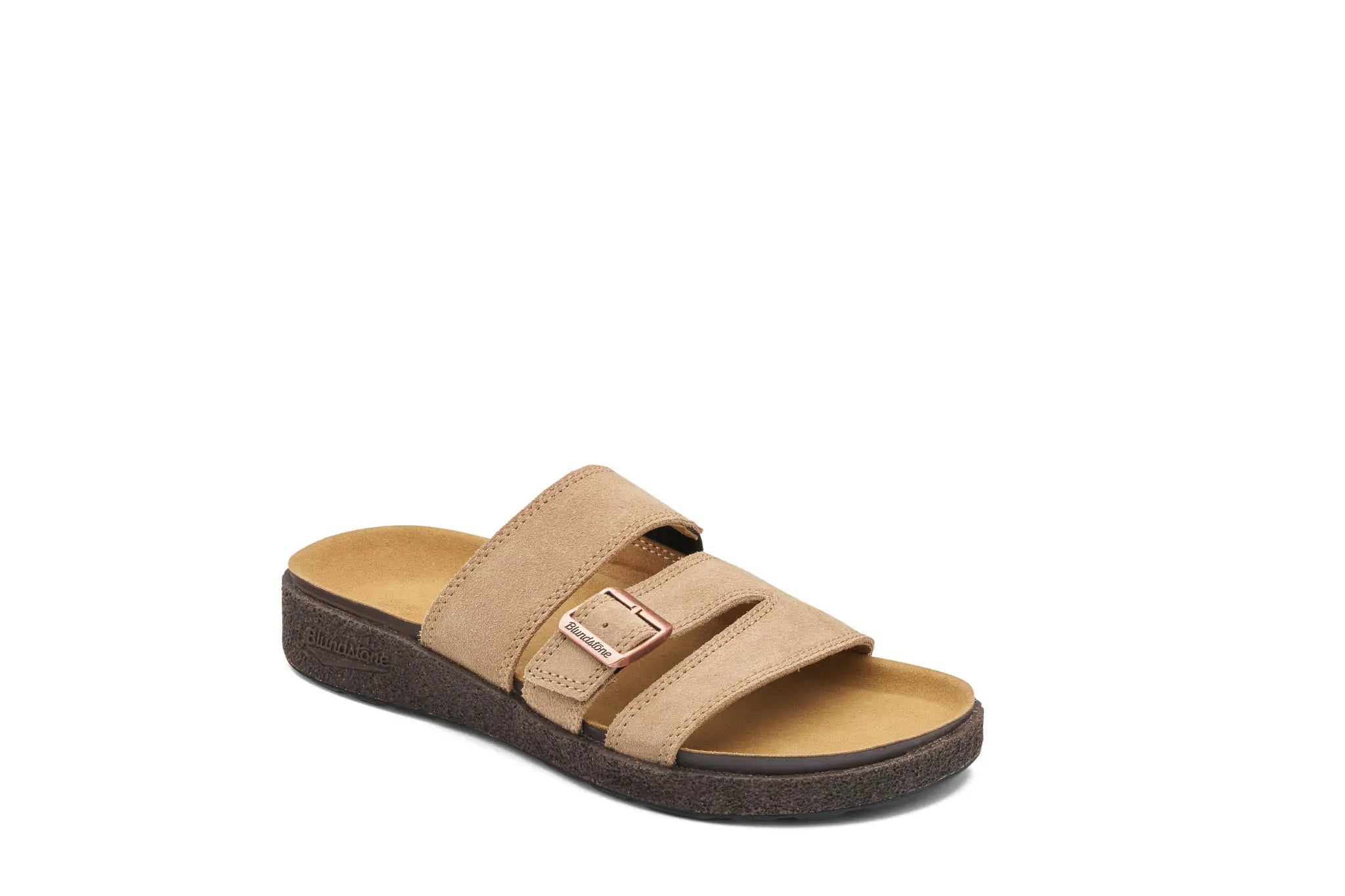 Blundstone 2699 Sandale Sand Suede – Detailansicht AeroCork-Fußbett | PICK UP Düsseldorf
