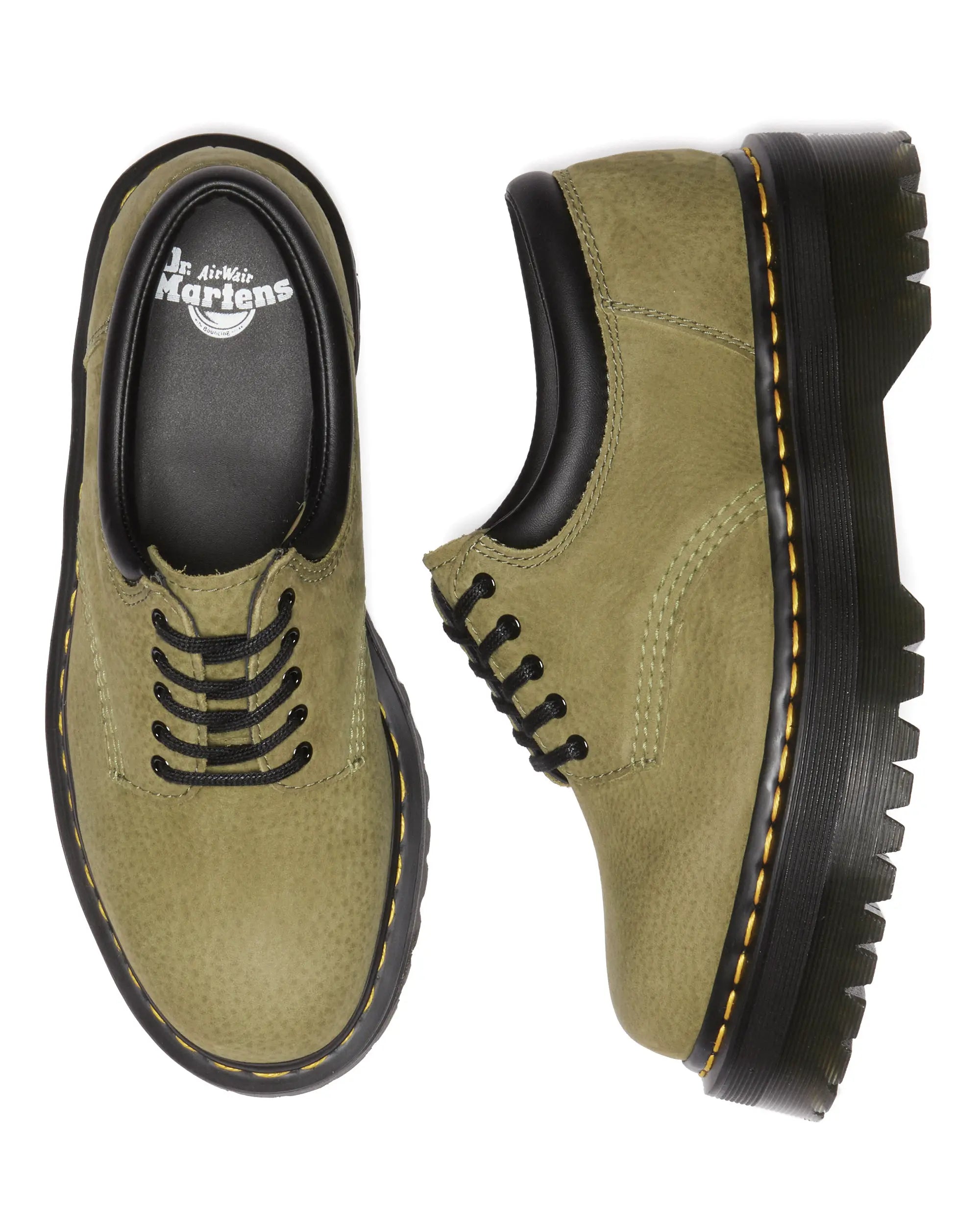 Bei PICK UP in Düsseldorf findest Du Dr. Martens, 8053 Quad  Muted Olive Tumbled Nubuck  und viel mehr von Dr. Martens