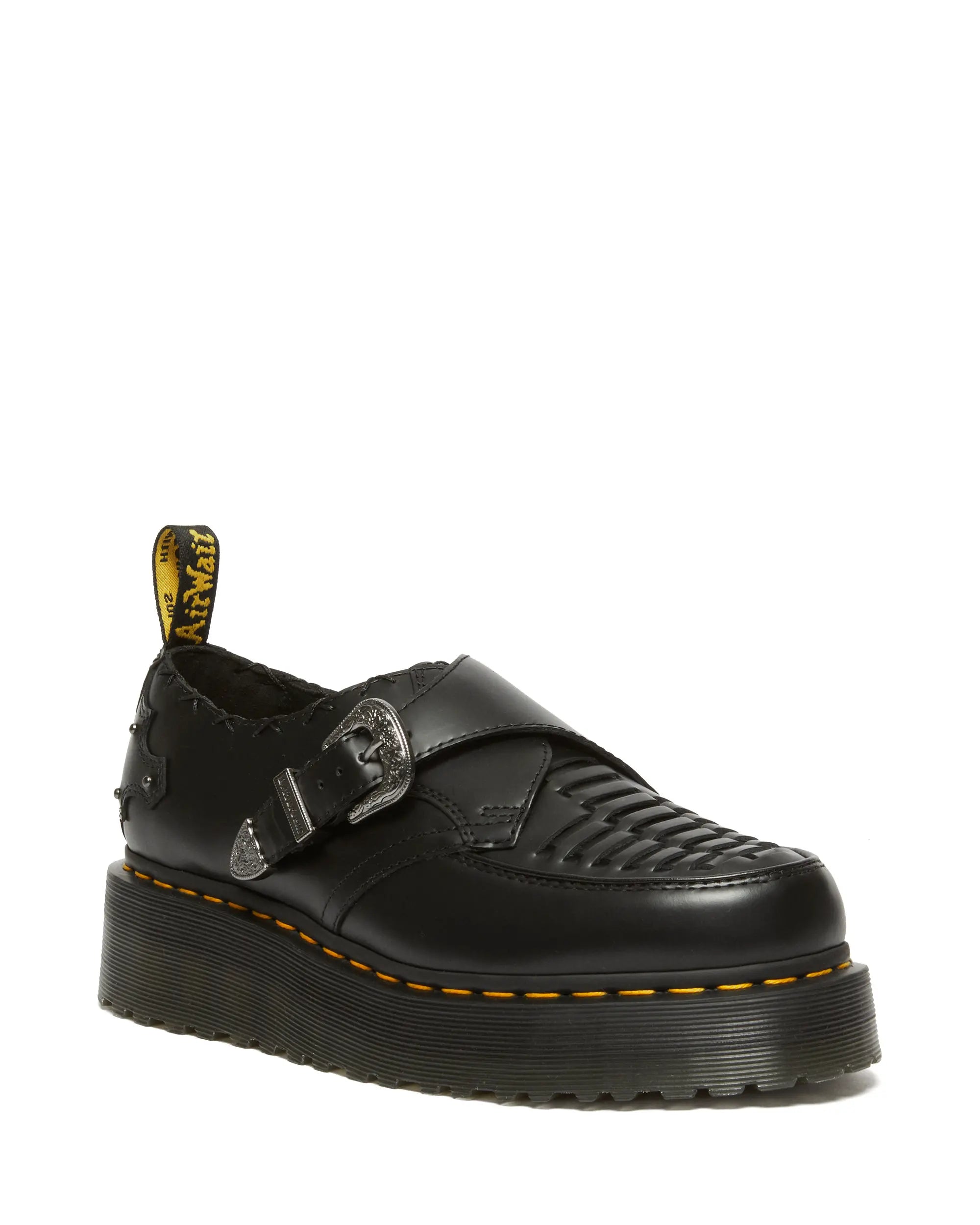 Bei PICK UP in Düsseldorf findest Du Dr. Martens, Ramsey Quad Monk Black Smooth und viel mehr von Dr. Martens