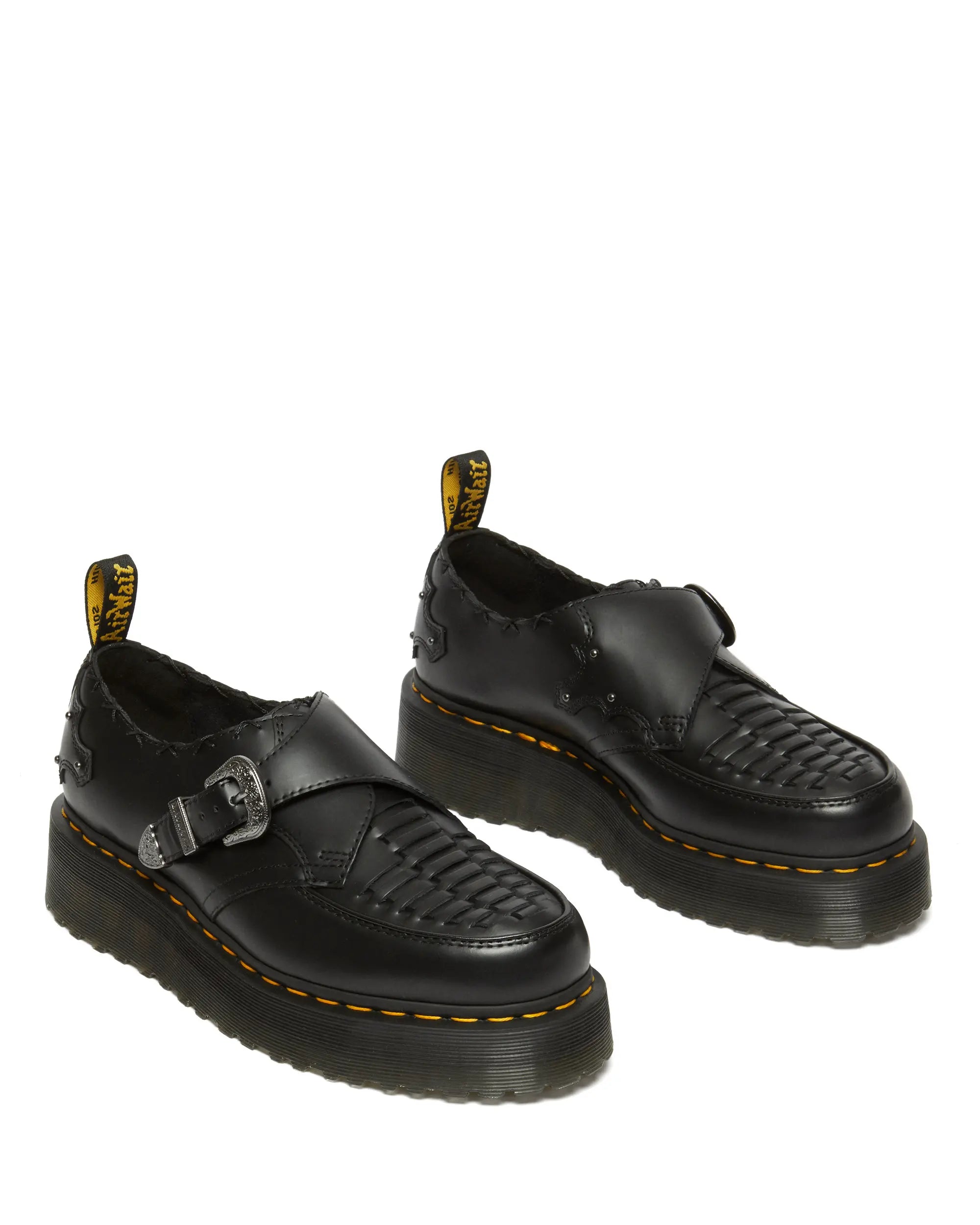 Bei PICK UP in Düsseldorf findest Du Dr. Martens, Ramsey Quad Monk Black Smooth und viel mehr von Dr. Martens