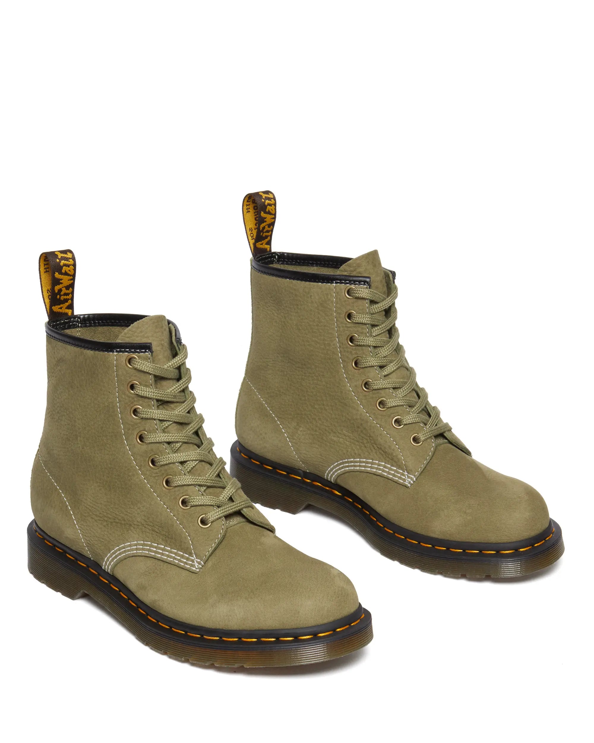 Bei PICK UP in Düsseldorf findest Du Dr. Martens, 1460 Muted Olive Tumbled Nubuck+E.H.Suede  und viel mehr von Dr. Martens