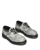 Bei PICK UP in Düsseldorf findest Du Dr. Martens, 8053 Grey Black Optical White Stonewashed Hairy Suede Cracked Effect Suede  und viel mehr von Dr. Martens