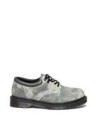Bei PICK UP in Düsseldorf findest Du Dr. Martens, 8053 Grey Black Optical White Stonewashed Hairy Suede Cracked Effect Suede  und viel mehr von Dr. Martens