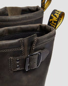 Bei PICK UP in Düsseldorf findest Du Dr. Martens, Anistone Hi Charcoal Grey Burnished Waxy Pull Up Wp  und viel mehr von Dr. Martens