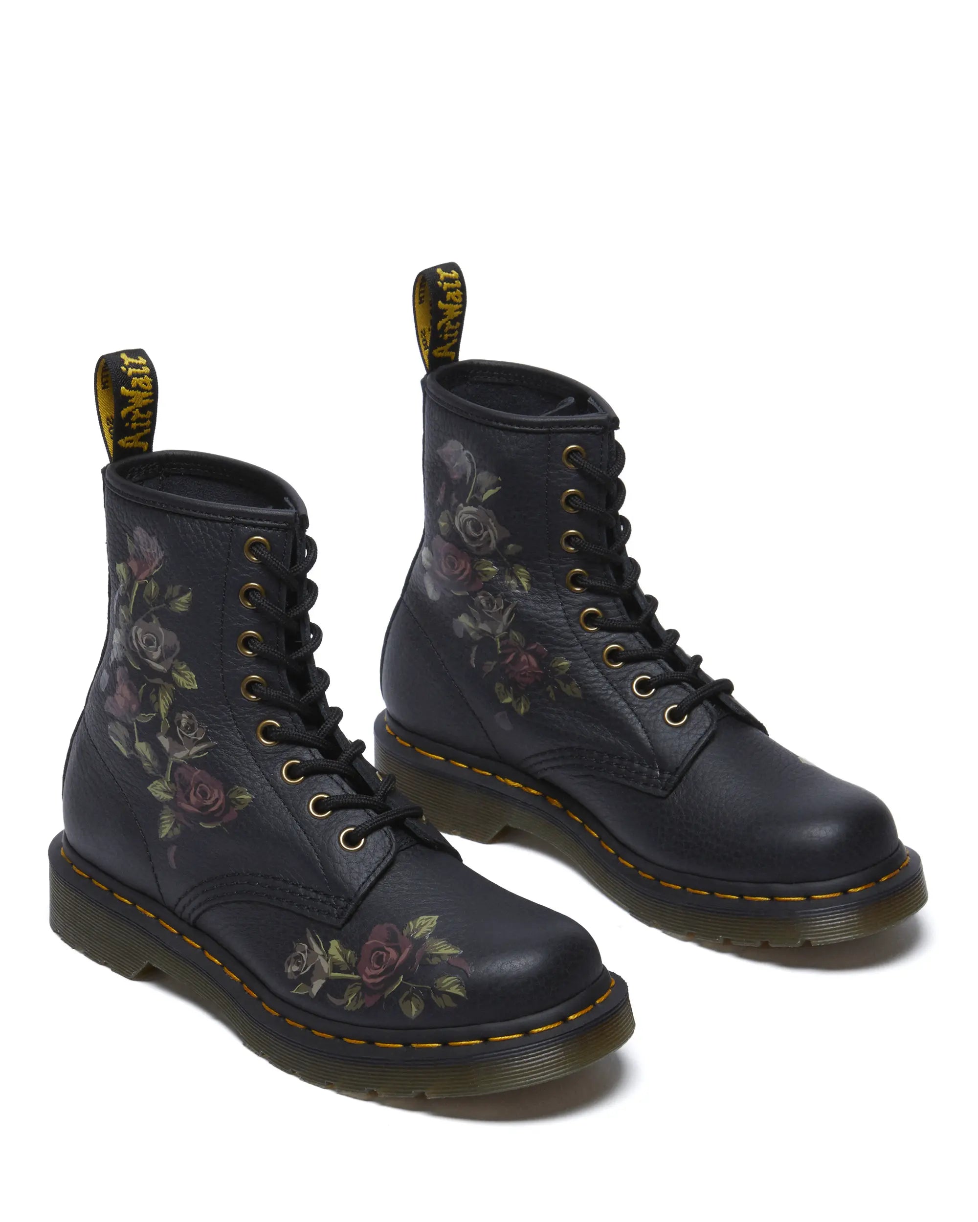 Bei PICK UP in Düsseldorf findest Du 1460 Black Decayed Roses Classic Tumbled Nappa  und viel mehr von Dr. Martens