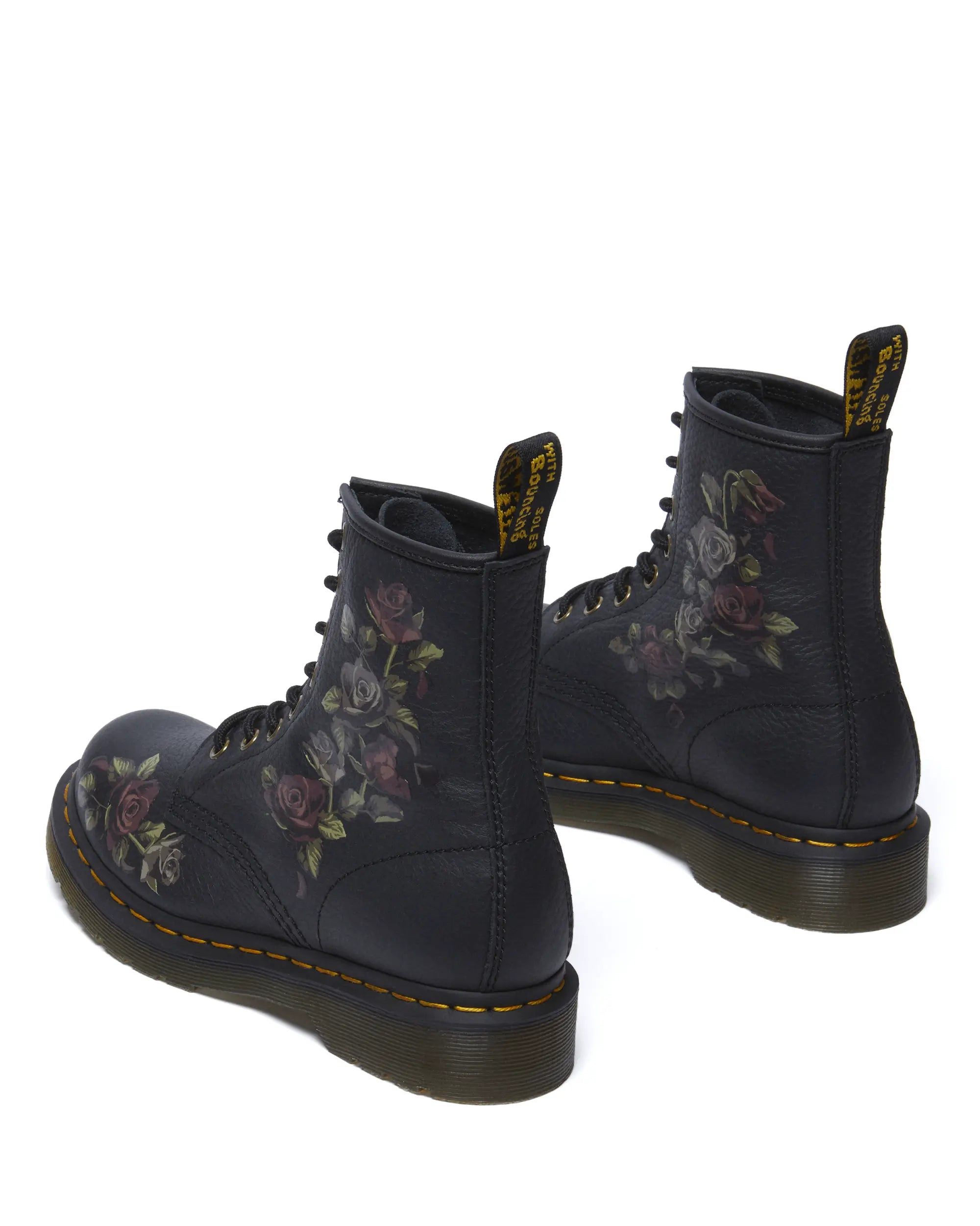 Bei PICK UP in Düsseldorf findest Du 1460 Black Decayed Roses Classic Tumbled Nappa  und viel mehr von Dr. Martens