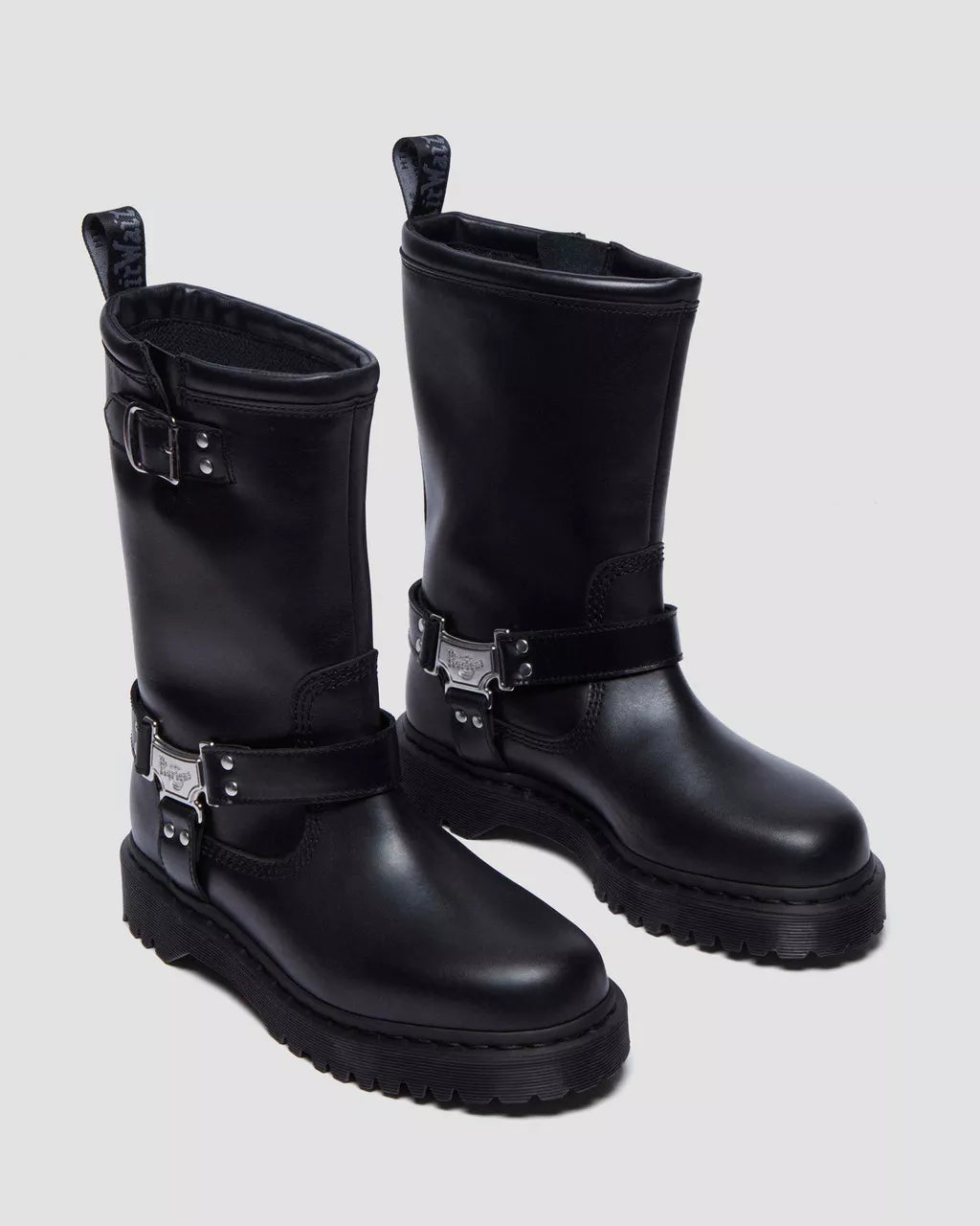Bei PICK UP in Düsseldorf findest Du Dr. Martens, Anistone Hi - Hohe, schwarze Biker Boots - Leder  und viel mehr von Dr. Martens