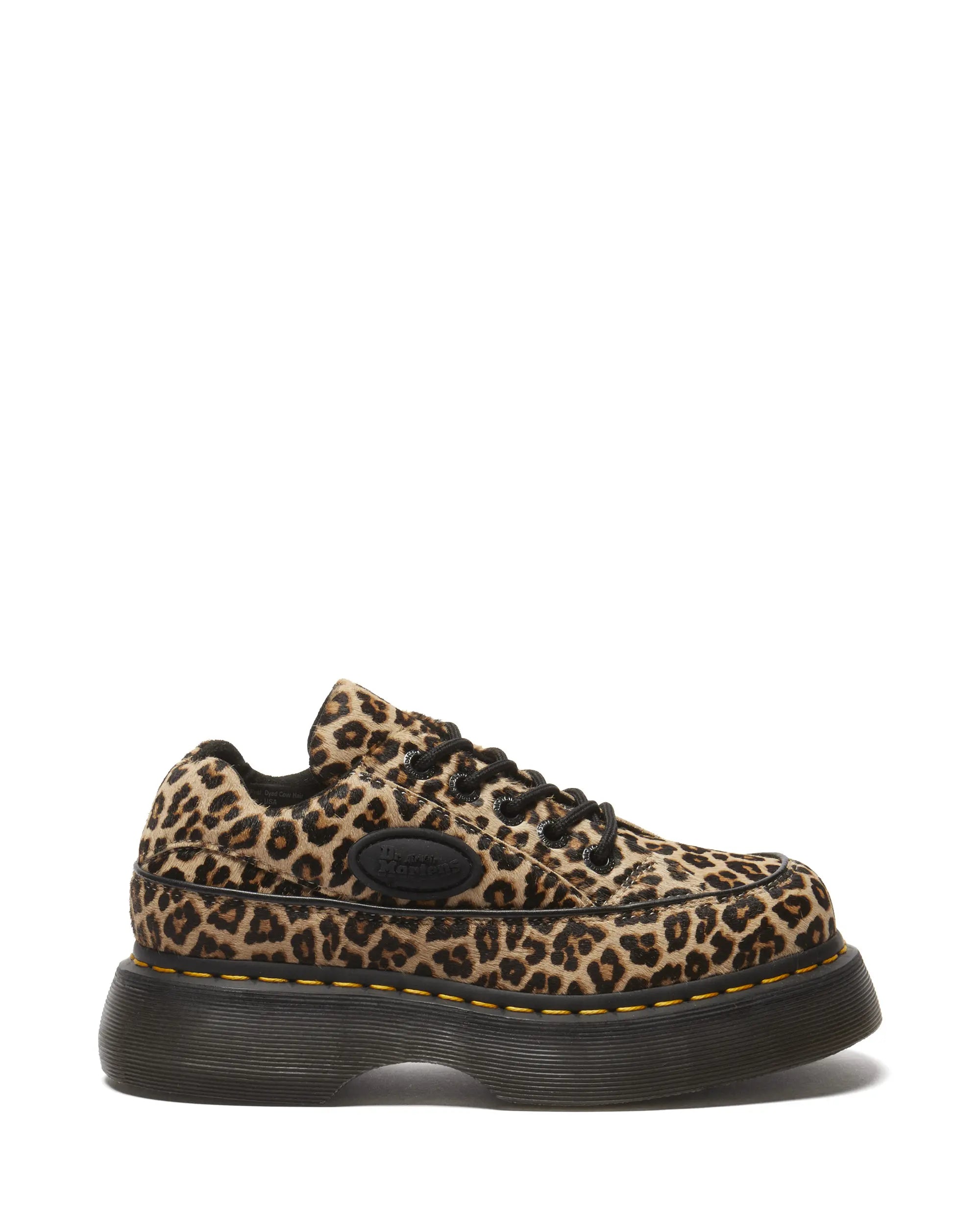 Bei PICK UP in Düsseldorf findest Du Dr. Martens, Buzz 5i Light Tan Mini Leopard Spot Hair On  und viel mehr von Dr. Martens