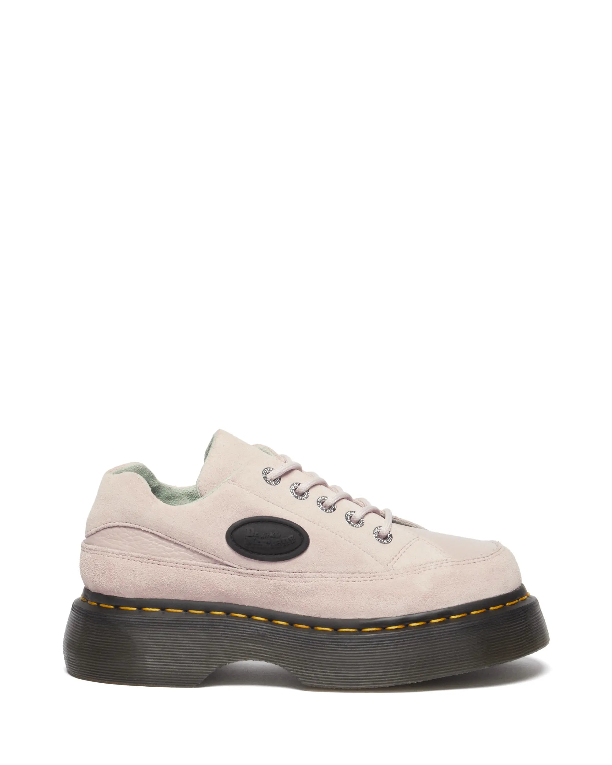 Bei PICK UP in Düsseldorf findest Du Dr. Martens, Buzz 5i Powder Pink E.H Suede+Milled Nappa  und viel mehr von Dr. Martens