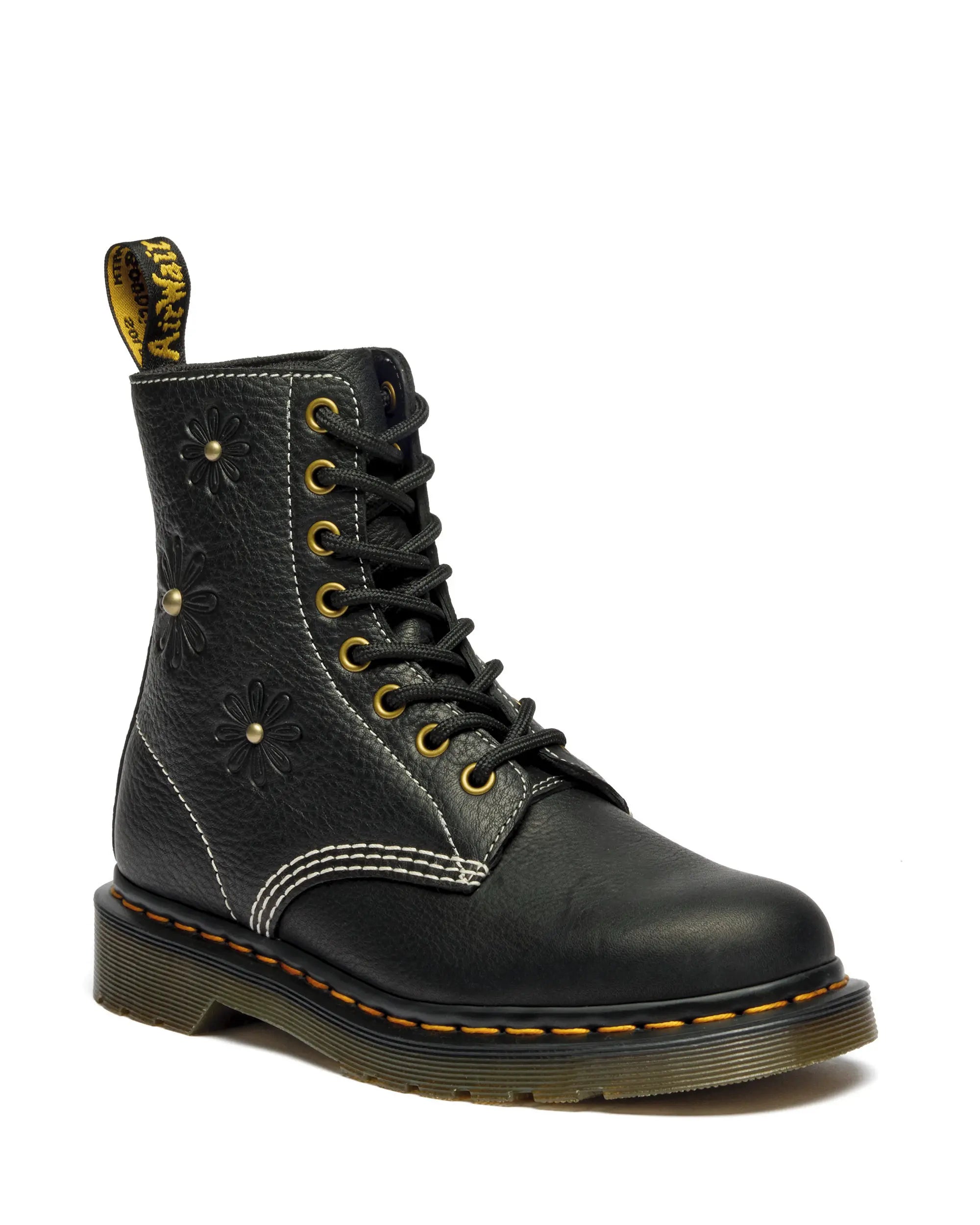 Dr. Martens 1460 Pascal Flower Black Grizzly – Detailansicht | PICK UP Düsseldorf