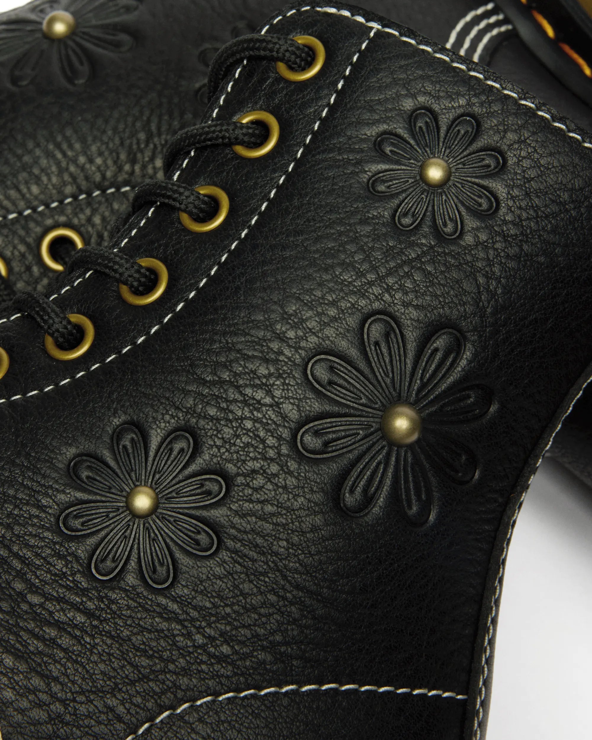 Dr. Martens 1460 Pascal Flower Black Grizzly – Seitenansicht | PICK UP Düsseldorf