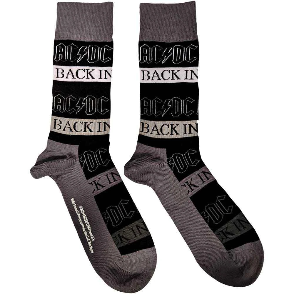 Socks, AC/DC, Back In Black – Produktansicht | PICK UP Düsseldorf