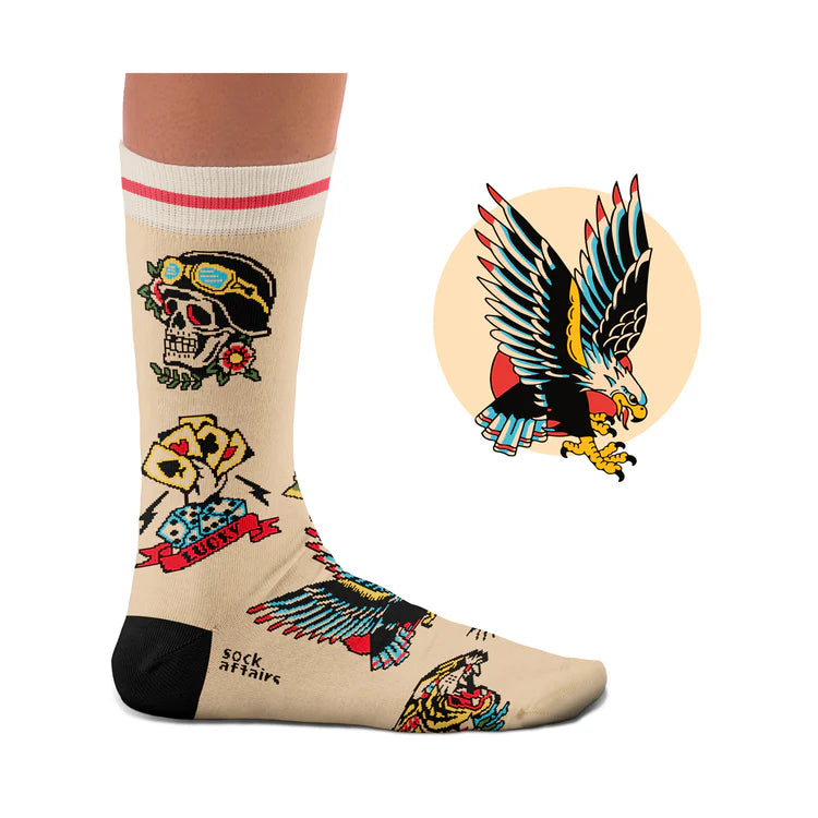 Bei PICK UP in Düsseldorf findest Du Sock Affairs, American War und viel mehr von Heel Tread LDA