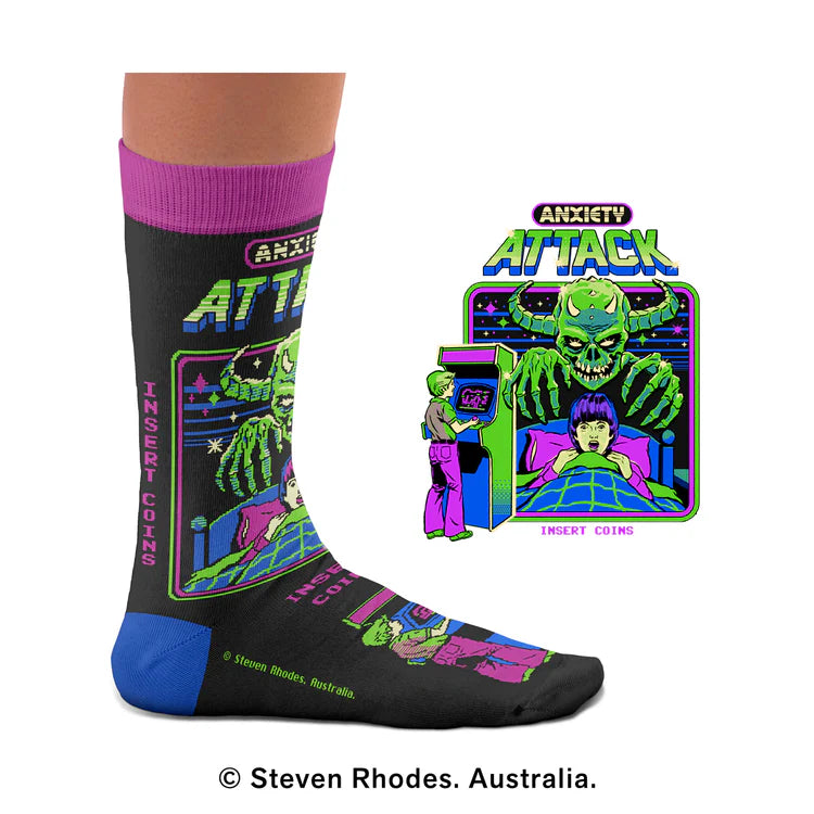 Bei PICK UP in Düsseldorf findest Du Sock Affairs, Anxiety Attack Socks und viel mehr von Heel Tread LDA