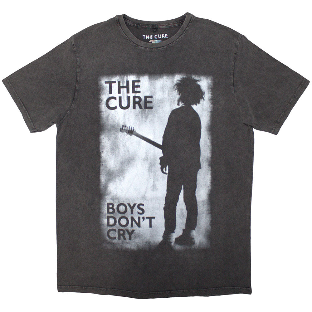 Bei PICK UP in Düsseldorf findest Du Bandshirt, The Cure Unisex Stone Wash T-Shirt: Boys Don't Cry Black & White und viel mehr von PHD/RockOff