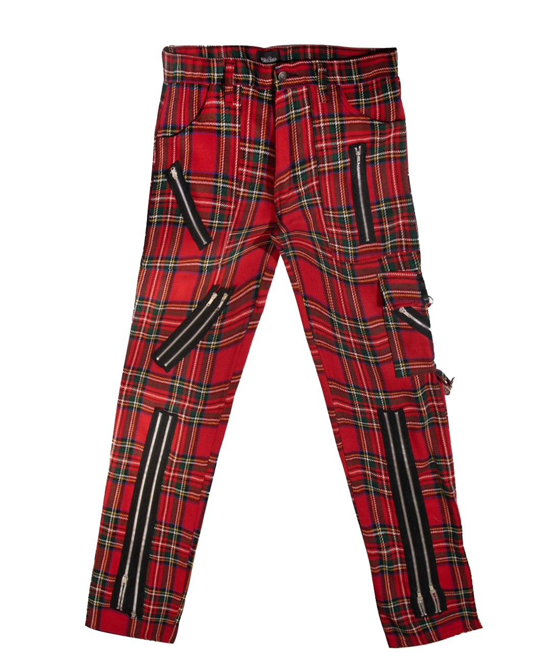 Bei PICK UP in Düsseldorf findest Du Tiger of London, Zip Bondage Tartan Pant, Red  und viel mehr von Tiger of London
