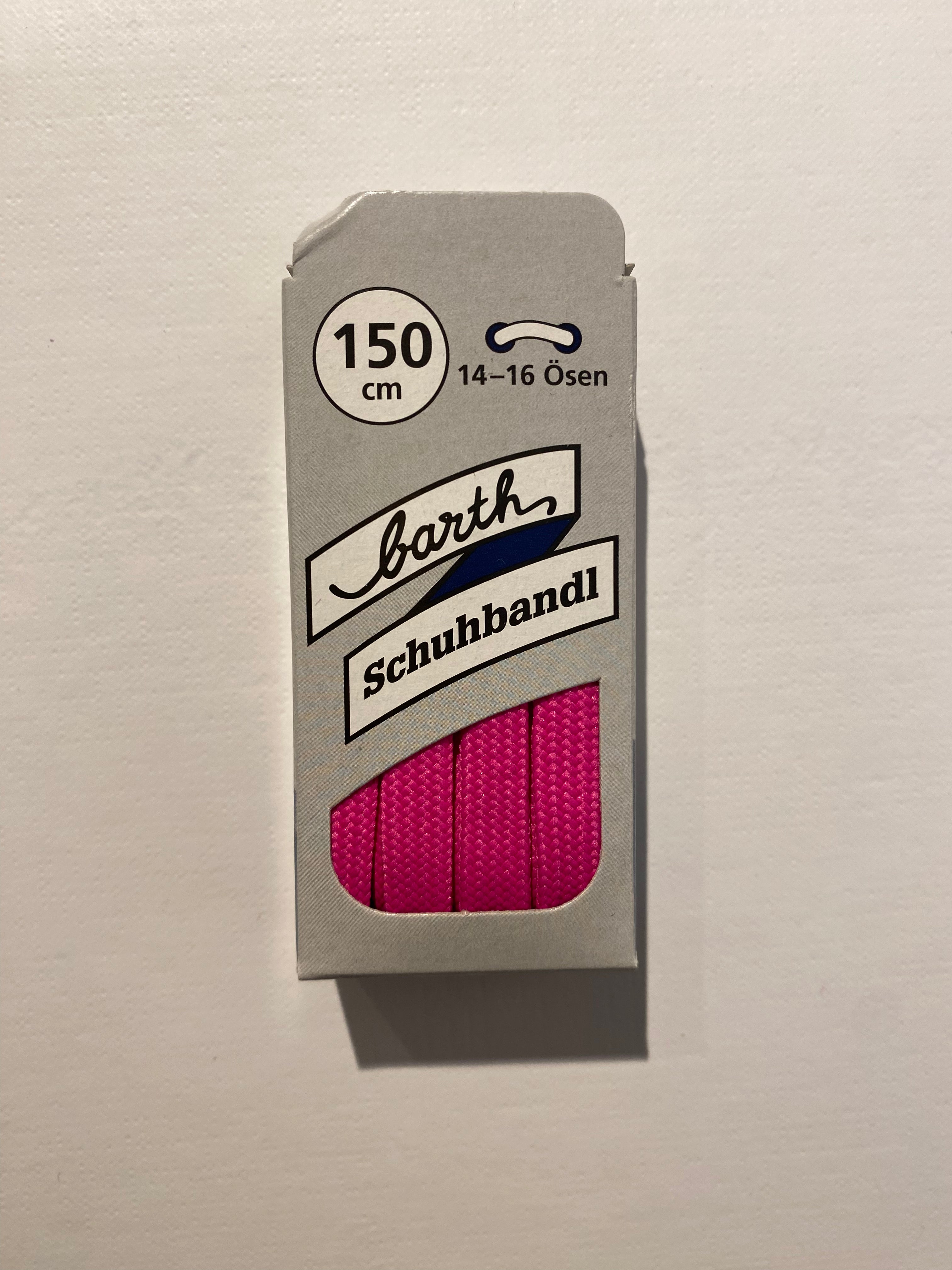 Barth, Laces , Flat Pink, 150 cm – Produktfoto PICK UP Düsseldorf