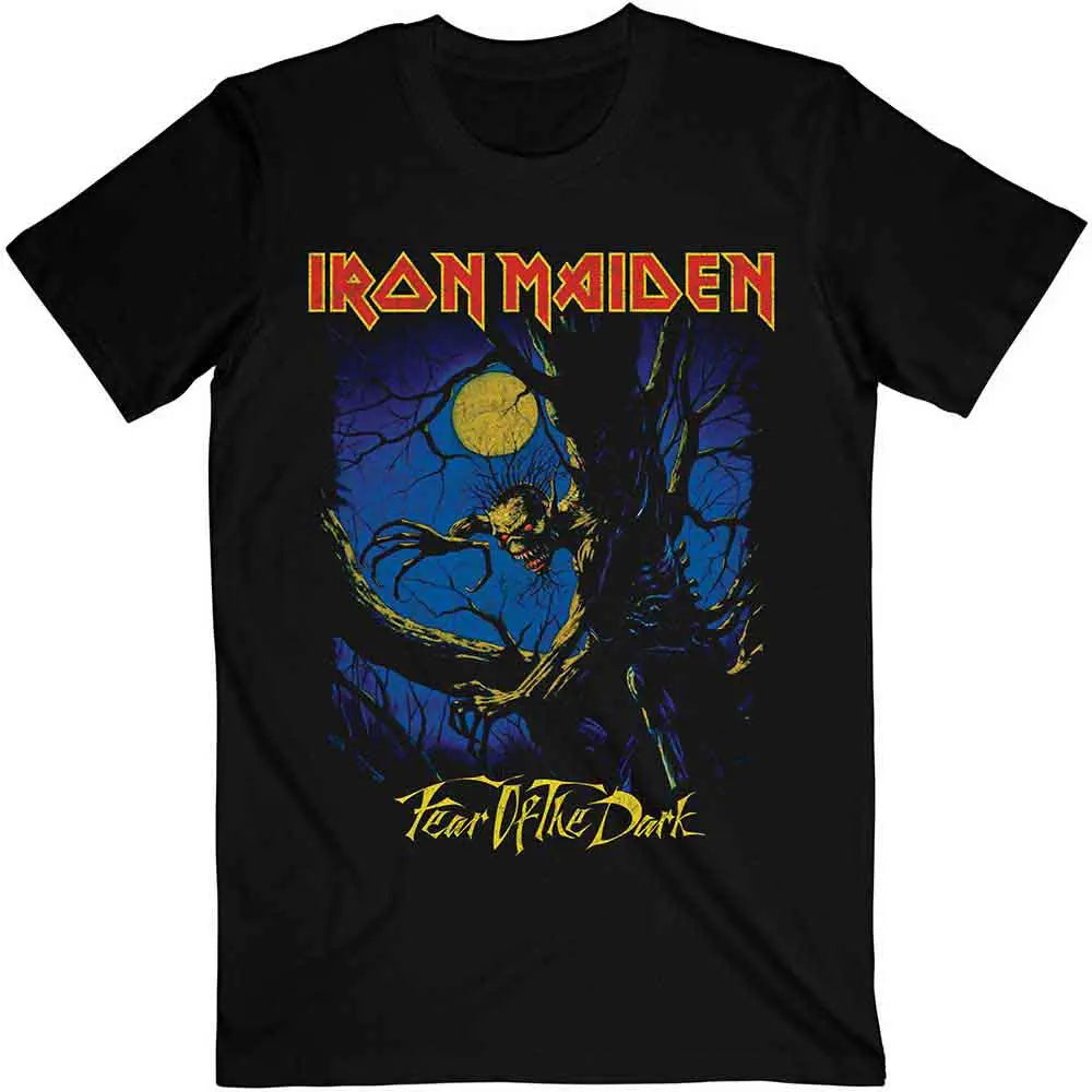 Bei PICK UP in Düsseldorf findest Du Bandshirt, IRON MAIDEN UNISEX T-SHIRT: FEAR OF THE DARK MOONLIGHT und viel mehr von PHD/RockOff