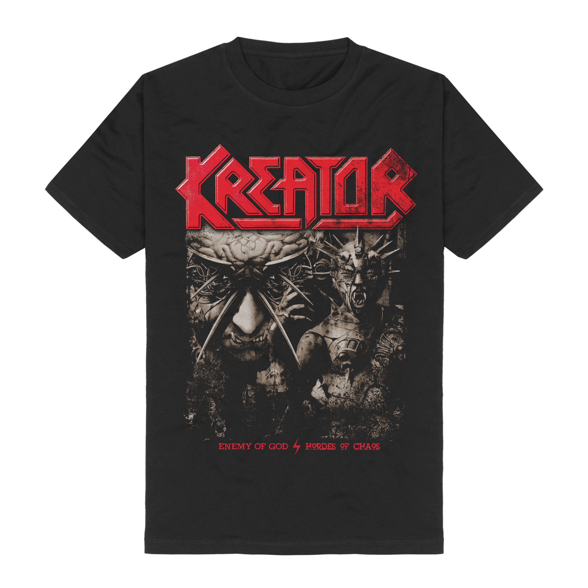 Bei PICK UP in Düsseldorf findest Du Bandshirt: Kreator Enemy Of Chaos und viel mehr von BRAVADO UNIVERSAL