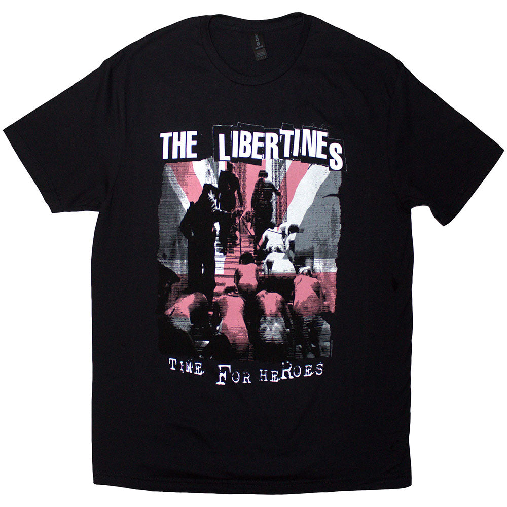 Bei PICK UP in Düsseldorf findest Du Bandshirt, The Libertines Unisex T-Shirt: Time For Heroes Flag (Black)  und viel mehr von PHD/RockOff