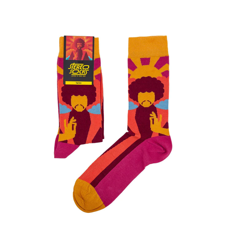 Bei PICK UP in Düsseldorf findest Du Sock Affairs, Trippy Guitar Socks und viel mehr von Heel Tread LDA