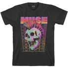 Bei PICK UP in Düsseldorf findest Du Bandshirt, Muse Unisex T-Shirt: Mowhawk Skull (Black)  und viel mehr von PHD/RockOff