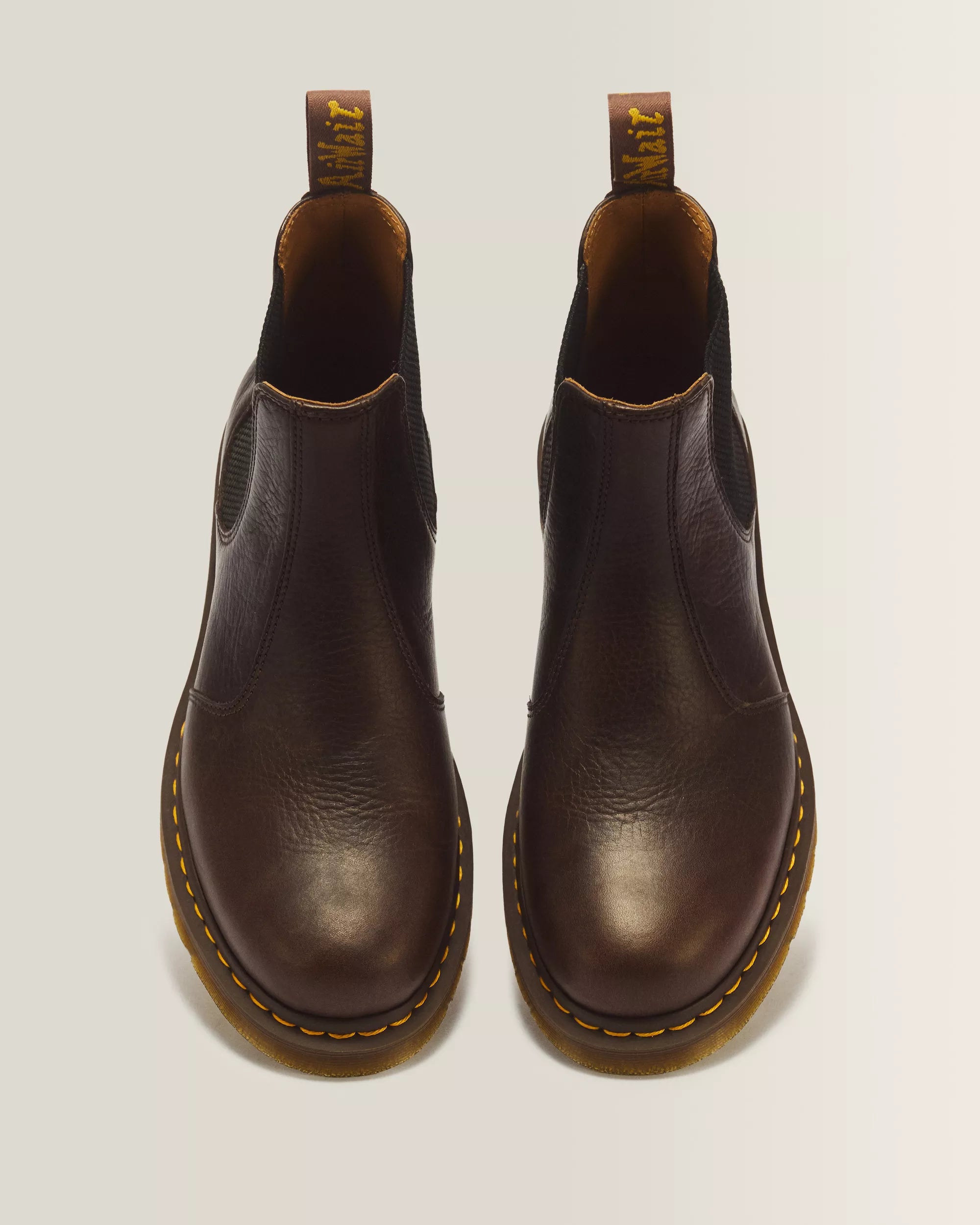 Dr. Martens 2976 Dark Brown Ambassador – Detailansicht elastischer Seiteneinsatz