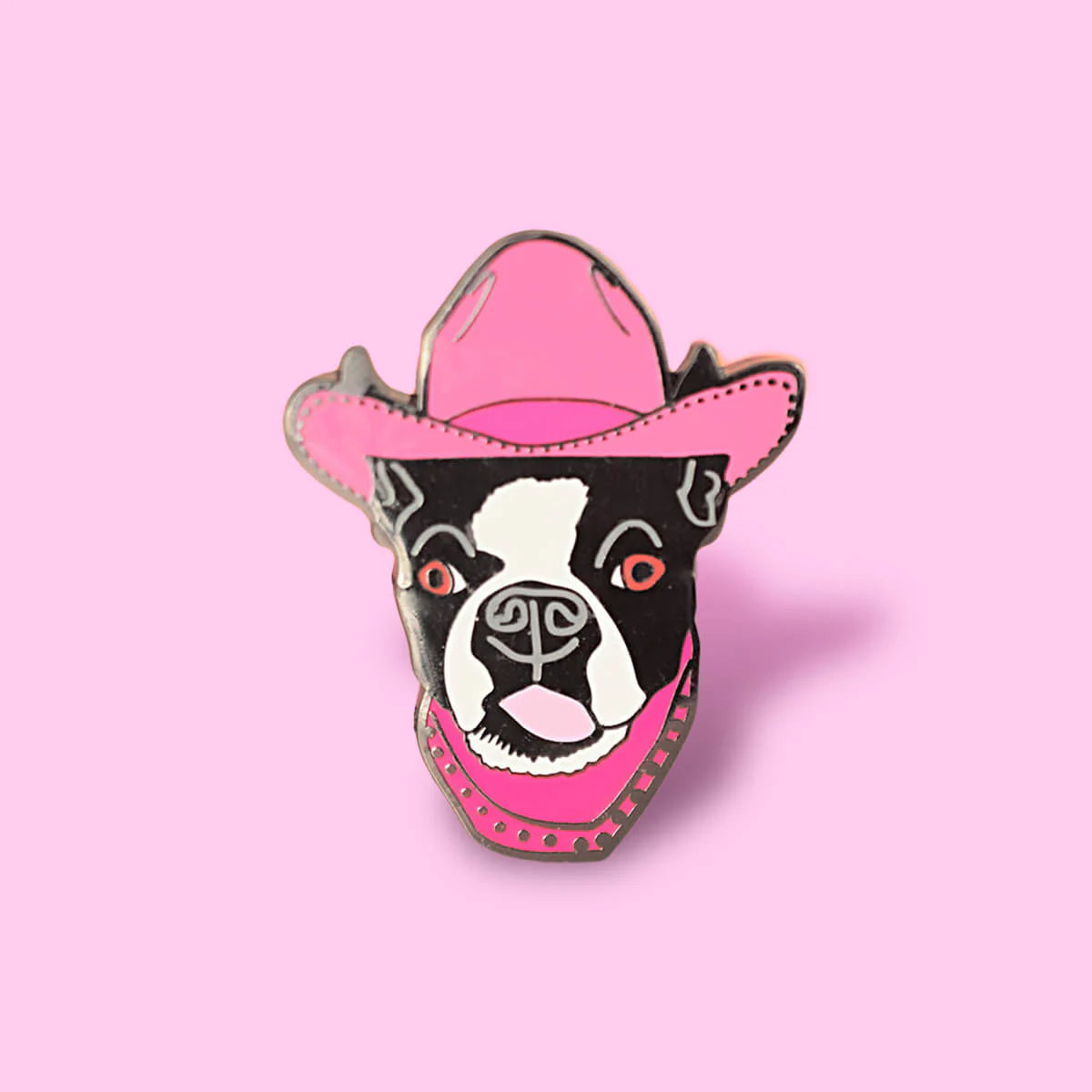 Extreme Largeness, DOG COWBOY ENAMEL PIN – Vollansicht | PICK UP Düsseldorf