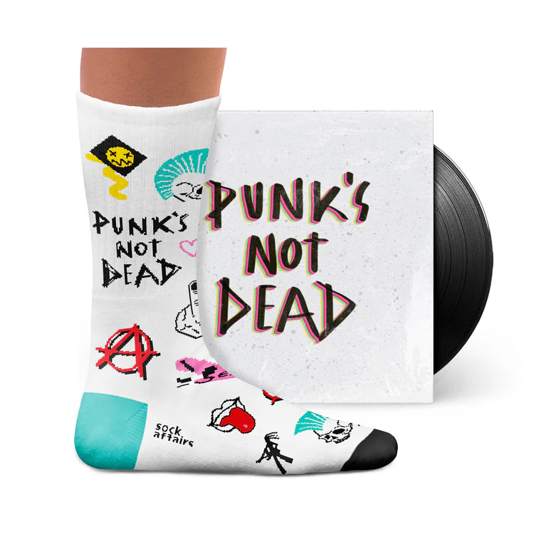 Bei PICK UP in Düsseldorf findest Du Sock Affairs, Punk´s Not Dead Socks bunt und viel mehr von Heel Tread LDA