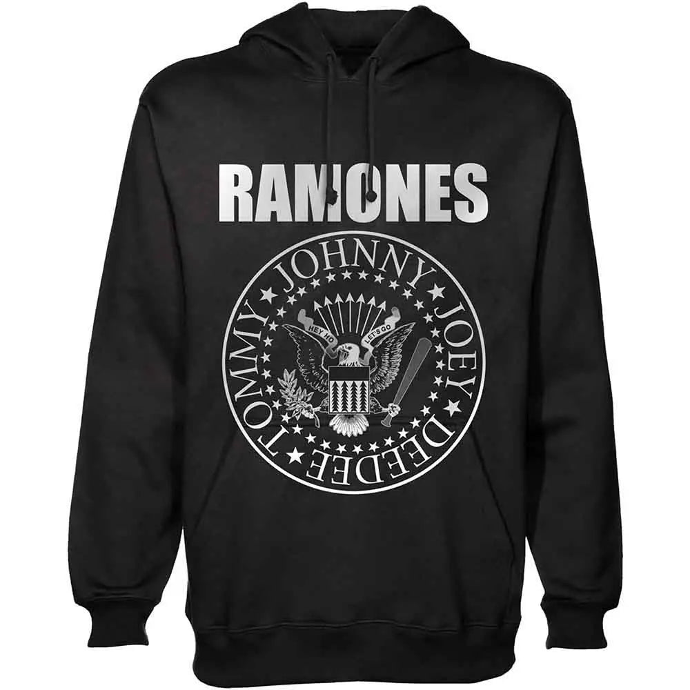 Bei PICK UP in Düsseldorf findest Du Bandhoody, RAMONES UNISEX PULLOVER HOODIE: PRESIDENTIAL SEAL und viel mehr von PHD/RockOff