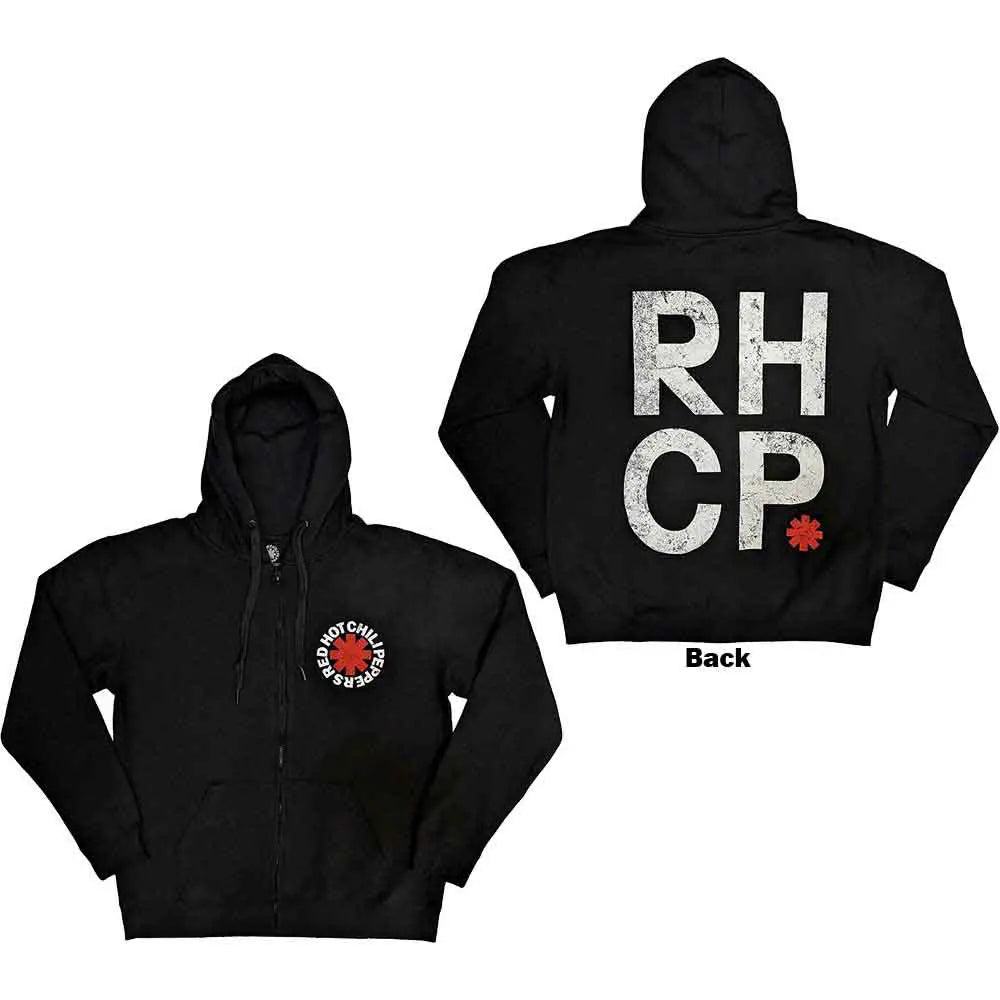 Bei PICK UP in Düsseldorf findest Du Bandhoody, RED HOT CHILI PEPPERS UNISEX ZIPPED HOODIE: RED ASTERISK (BACK PRINT) und viel mehr von PHD/RockOff