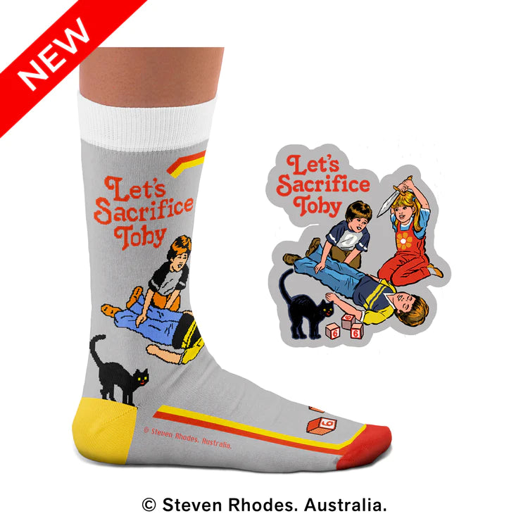 Bei PICK UP in Düsseldorf findest Du Sock Affairs, Let's Sacrifice Toby Socks und viel mehr von Heel Tread LDA