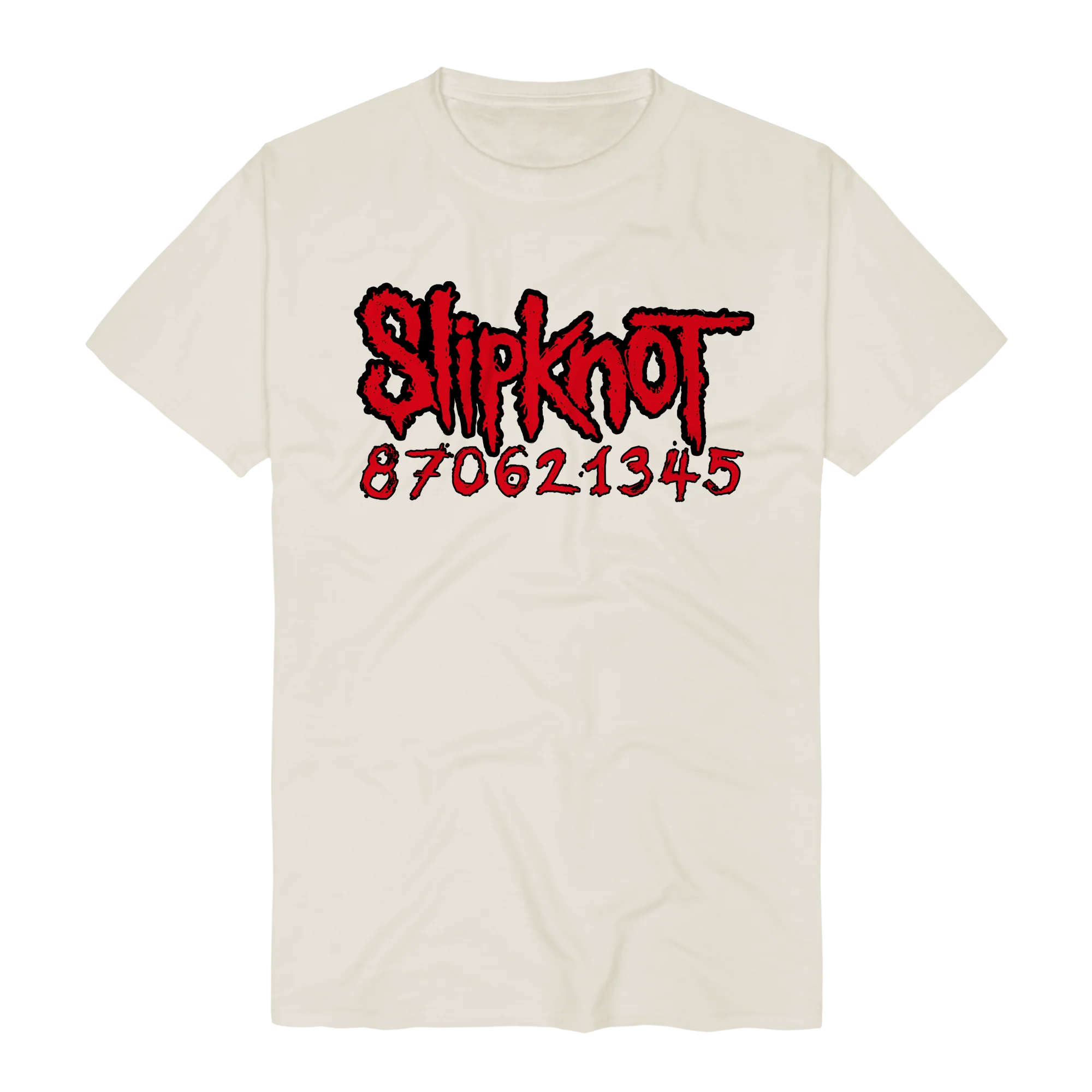 Slipknot Judge Numbers T-Shirt – offizielles Bandshirt schwarz Vorderseite