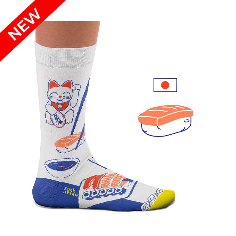 Bei PICK UP in Düsseldorf findest Du Sock Affairs, Sushi Socks und viel mehr von Heel Tread LDA