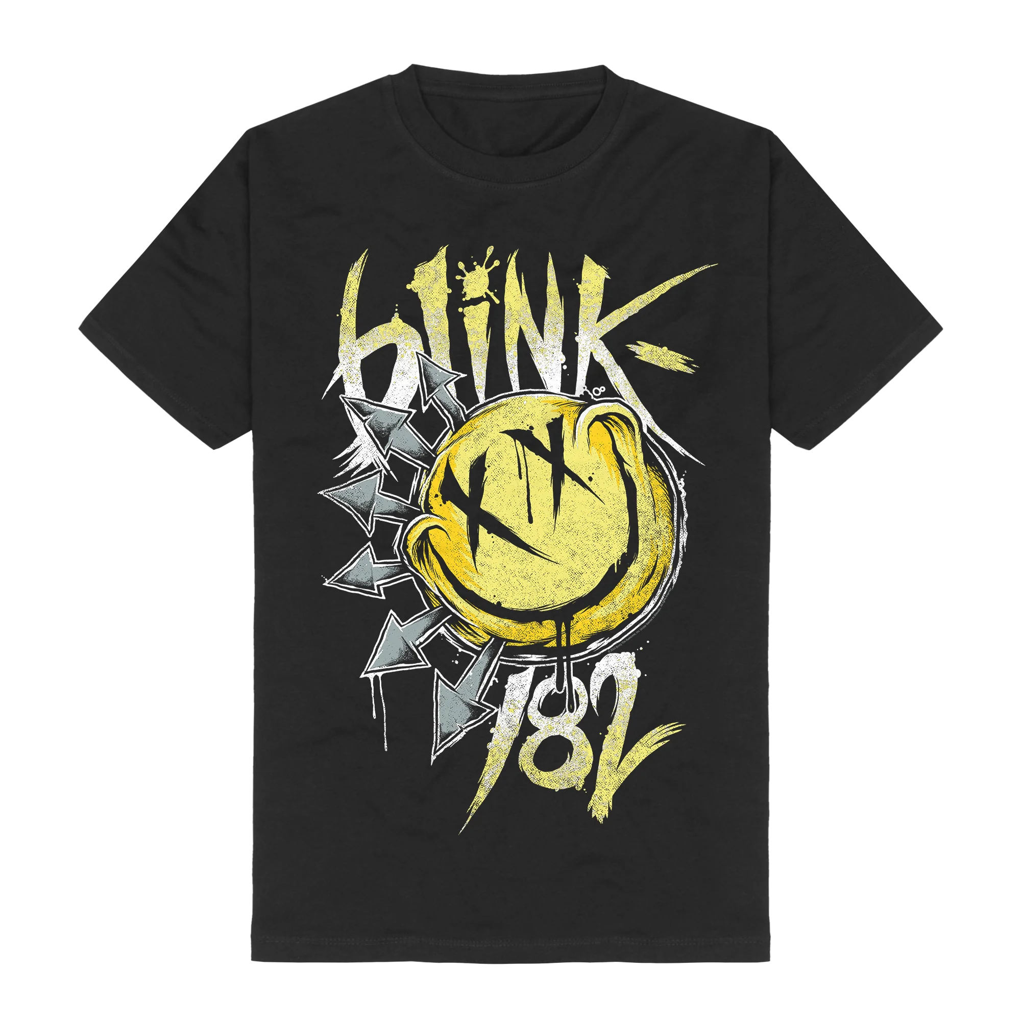 blink-182 Big Smile T-Shirt – offizielles Bandshirt schwarz