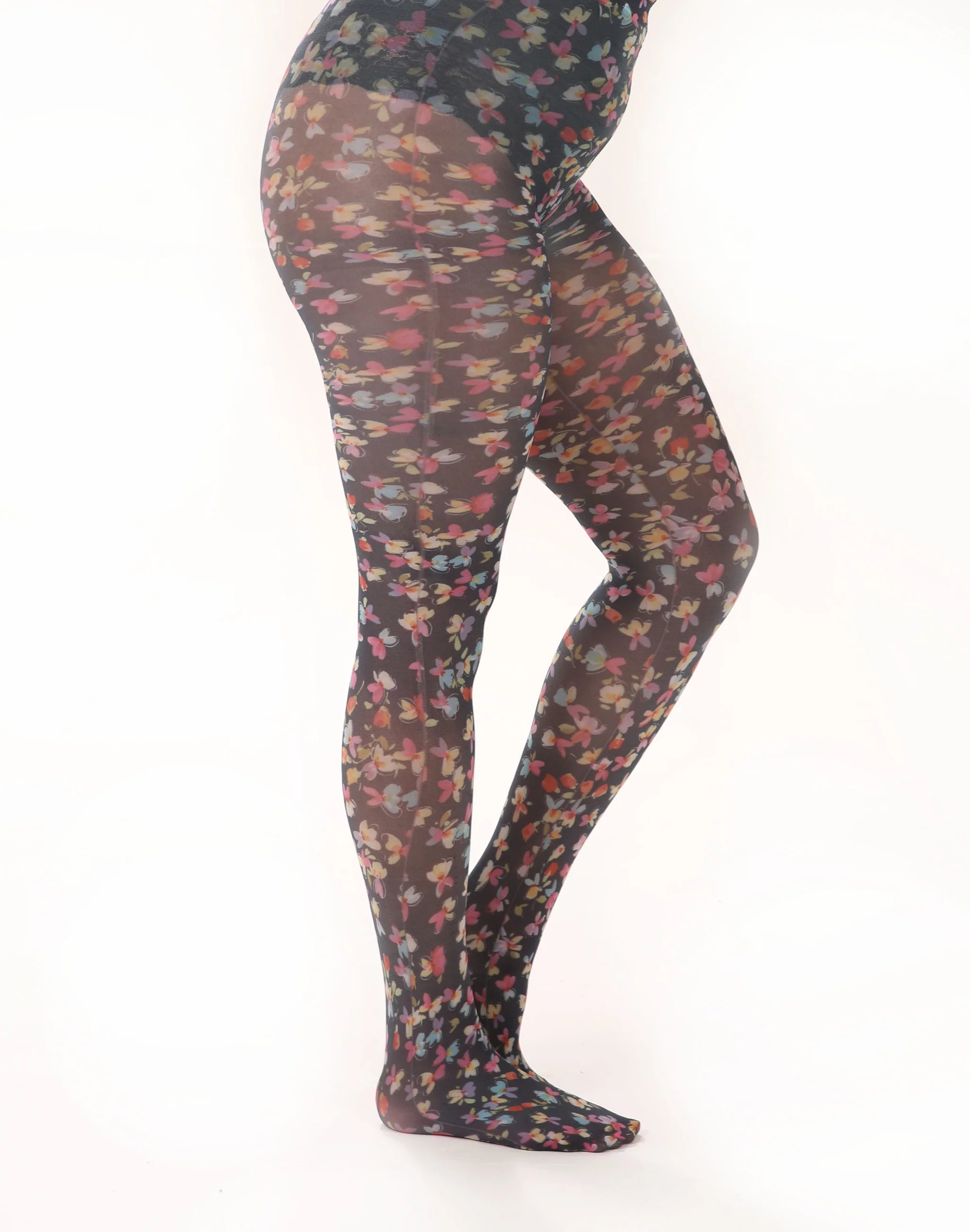 Bei PICK UP in Düsseldorf findest Du Small Ditsy Floral Printed Tights und viel mehr von PAMELA MANN