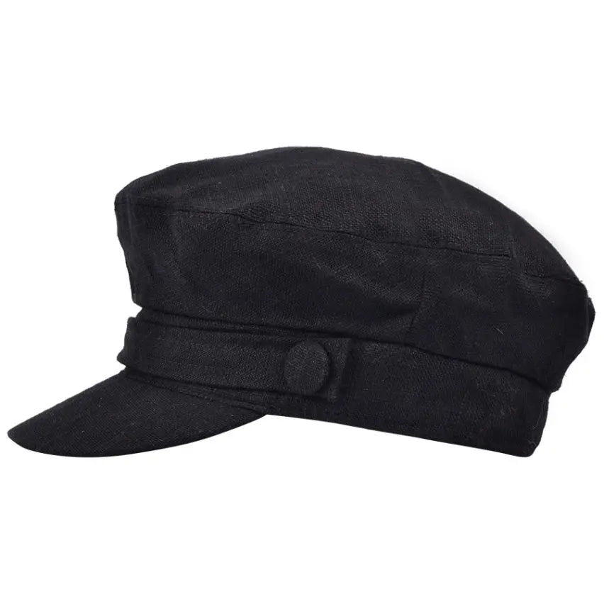 Bei PICK UP in Düsseldorf findest Du M.A.Z, Classic G&H Summer Linen Fiddler Cap, Black und viel mehr von MAZ