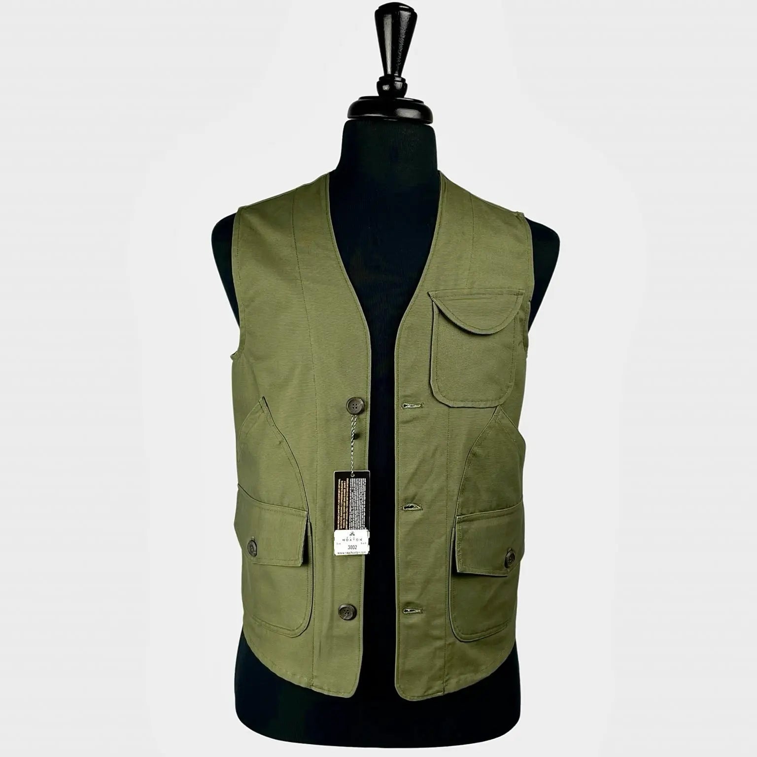 Bei PICK UP in Düsseldorf findest Du HOXTON, Utility Vest Olive  und viel mehr von HOXTON