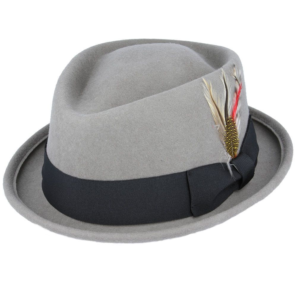 Bei PICK UP in Düsseldorf findest Du M.A.Z, Crushable Pork Pie Hat, Grey und viel mehr von MAZ