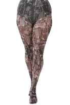 Bei PICK UP in Düsseldorf findest Du PAMELA MANN, Skyline Printed Tights Black/White  und viel mehr von PAMELA MANN