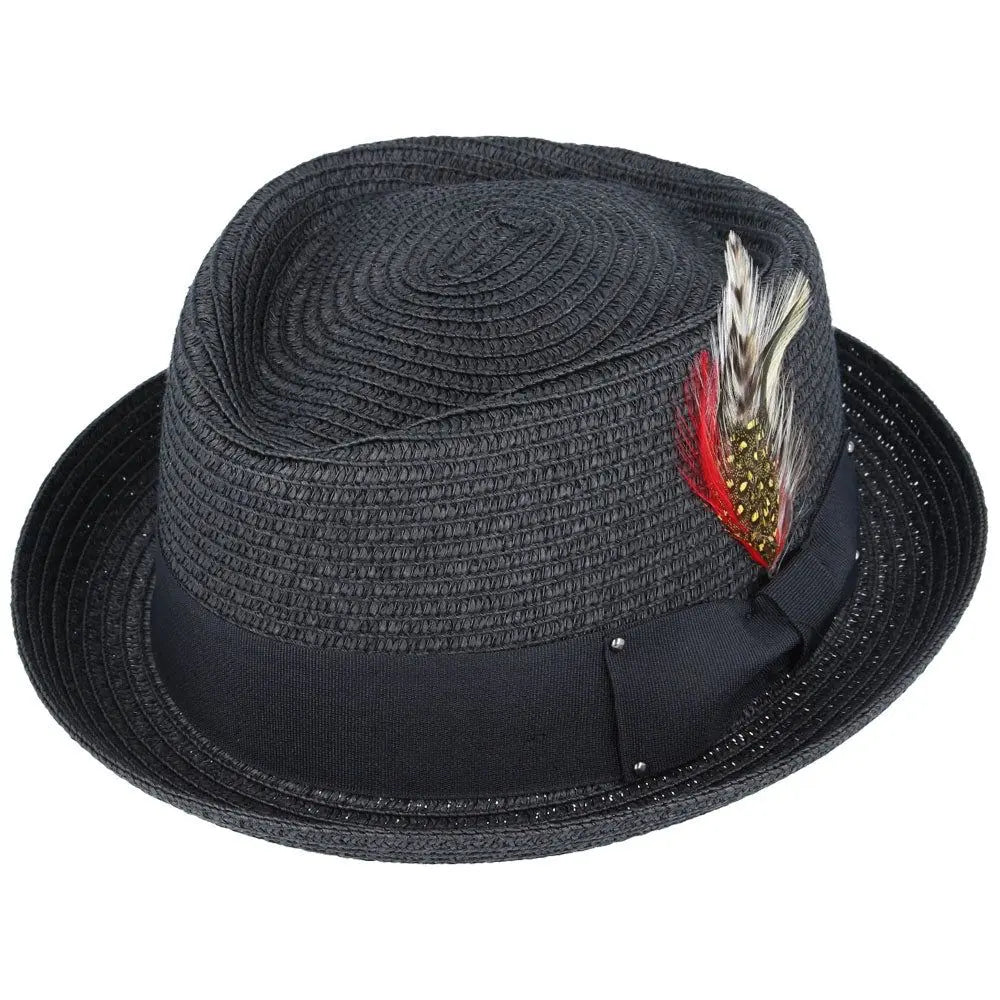 Bei PICK UP in Düsseldorf findest Du M.A.Z, Summer Diamond Crown Pork Pie Hat, Black und viel mehr von MAZ