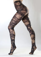 Bei PICK UP in Düsseldorf findest Du Pamela Mann, Twilight Printed Tights Natural  und viel mehr von PAMELA MANN