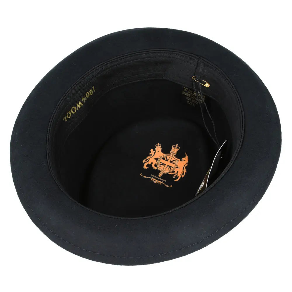 Maz Crushable Wool Felt Diamond Crown Pork Pie Hat Black bei PICK UP 78 Düsseldorf