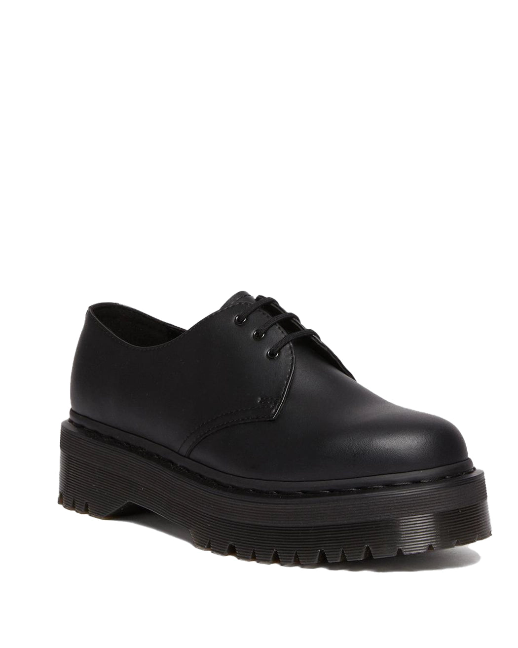 Bei PICK UP in Düsseldorf findest Du Dr. Martens, Vegan 1461 Quad Mono Black Felix Rub Off  und viel mehr von Dr. Martens