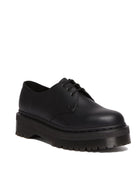 Bei PICK UP in Düsseldorf findest Du Dr. Martens, Vegan 1461 Quad Mono Black Felix Rub Off  und viel mehr von Dr. Martens