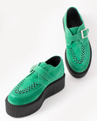 Bei PICK UP in Düsseldorf findest Du BBC, 16027, Creeper shoe, turquoise, suede UMD  und viel mehr von BBC